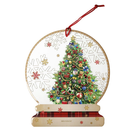 Sottopentola Albero di Natale Brandani in ceramica e sughero 20x17,5 cm