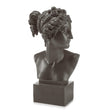 Busto Venere Palais Royal in resina grigia altezza 35 cm