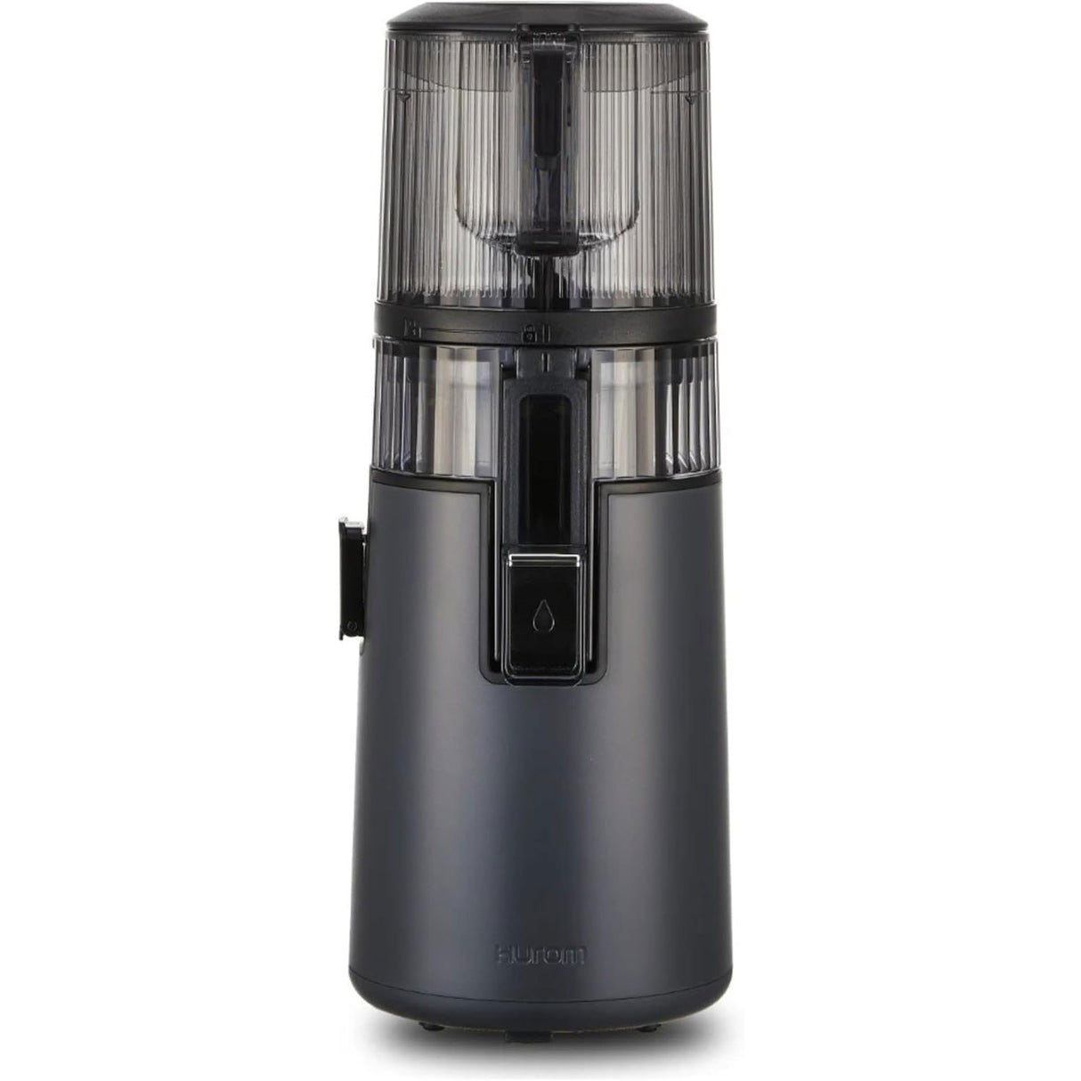 Estrattore di succo Hurom H70 in plastica nera design compatto