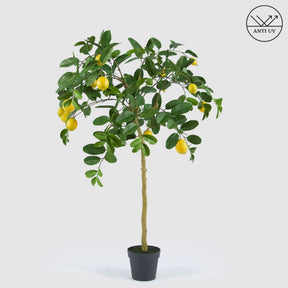 Pianta limone artificiale EDG in plastica con vaso 148 cm