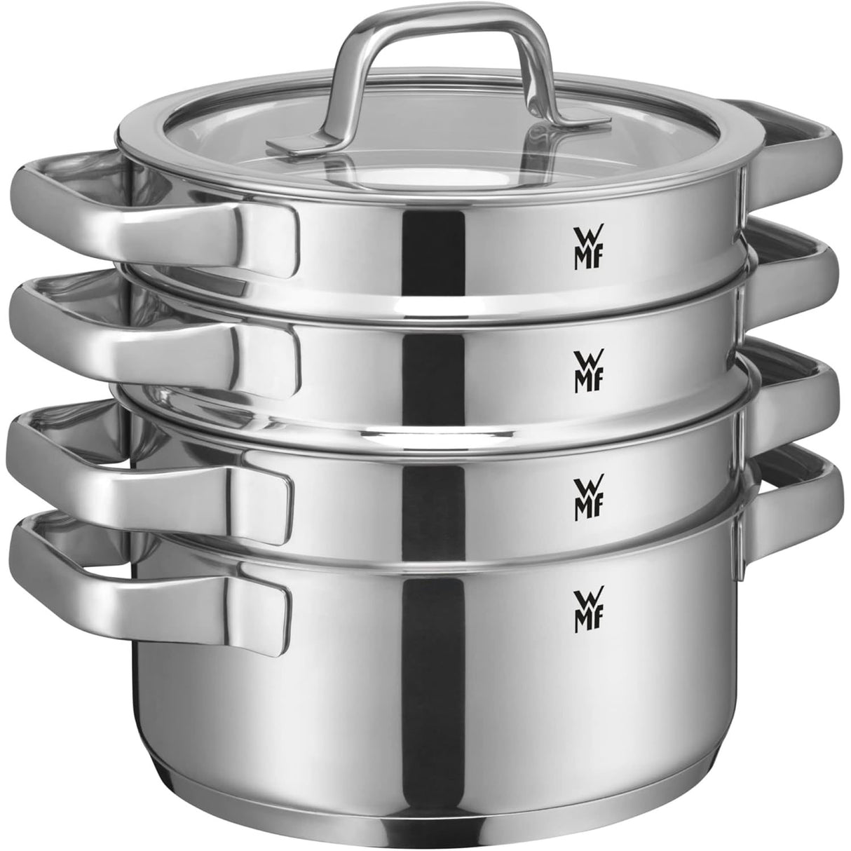 WMF Compact Cuisine Set di Pentole 5 Pezzi Acciaio Inox Induzione