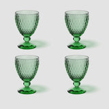VILLEROY & BOCH Boston Coloured Verde Calice Acqua Set 4 Pezzi 250ml Cristallo