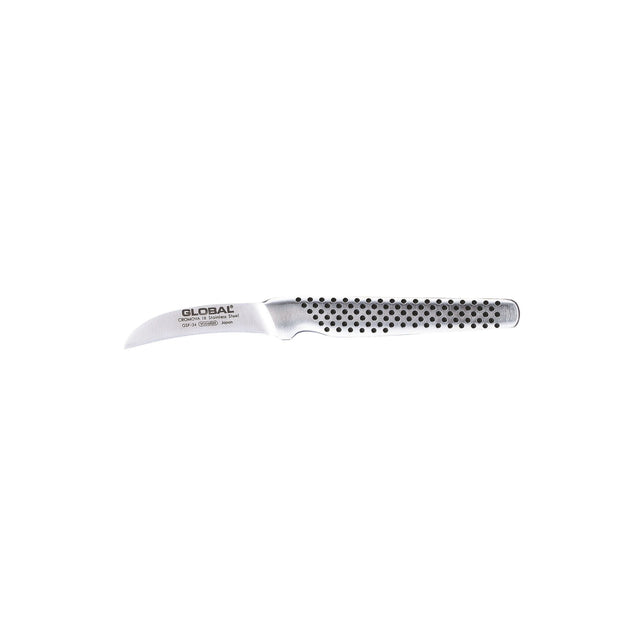 Coltello spelucchino curvo Global in acciaio inox 5 cm GSF-34