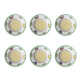 Set piatti fondi French Garden Villeroy & Boch in porcellana 23 cm