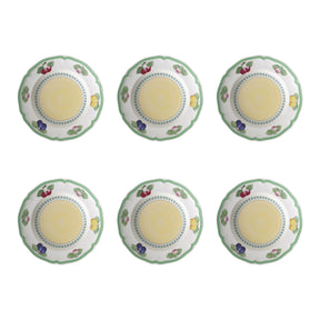 Set piatti fondi French Garden Villeroy & Boch in porcellana 23 cm