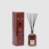 Diffusore a bastoncini EDG in vetro con liquido rosso 500 ml