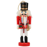 TIMSTOR Schiaccianoci Set 4 Pezzi Legno 13 cm Decorazione Natalizia Natale