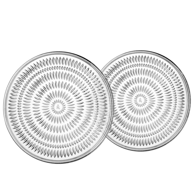 Set piatti dessert Ethno Nachtmann in cristallo lavorato 22 cm 2 pezzi