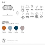 KARTELL Teresa Lampada da Tavolo Nero 43x50cm PMMA