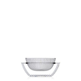 Vaso U Shine Kartell in PMMA riciclato trasparente 14x29 cm