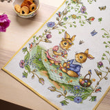 VILLEROY & BOCH Spring Fantasy Runner XL Picnic 143x49cm Gobelin Cotone