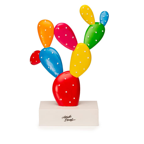 Scultura Fico d'India Palais Royal in ceramica multicolore 45 cm