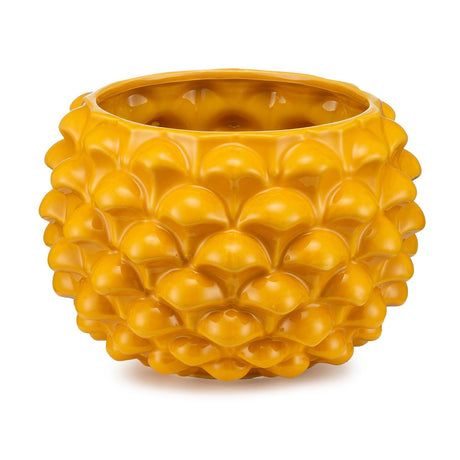 Vaso Mezza Pigna Palais Royal in ceramica color ambra 35x24 cm