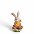 Coniglietto pasquale Goebel in ceramica decorata altezza 7 cm