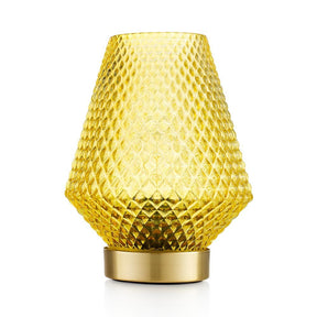Lampada da tavolo Marrakesh Emò Italia in vetro giallo 17 cm