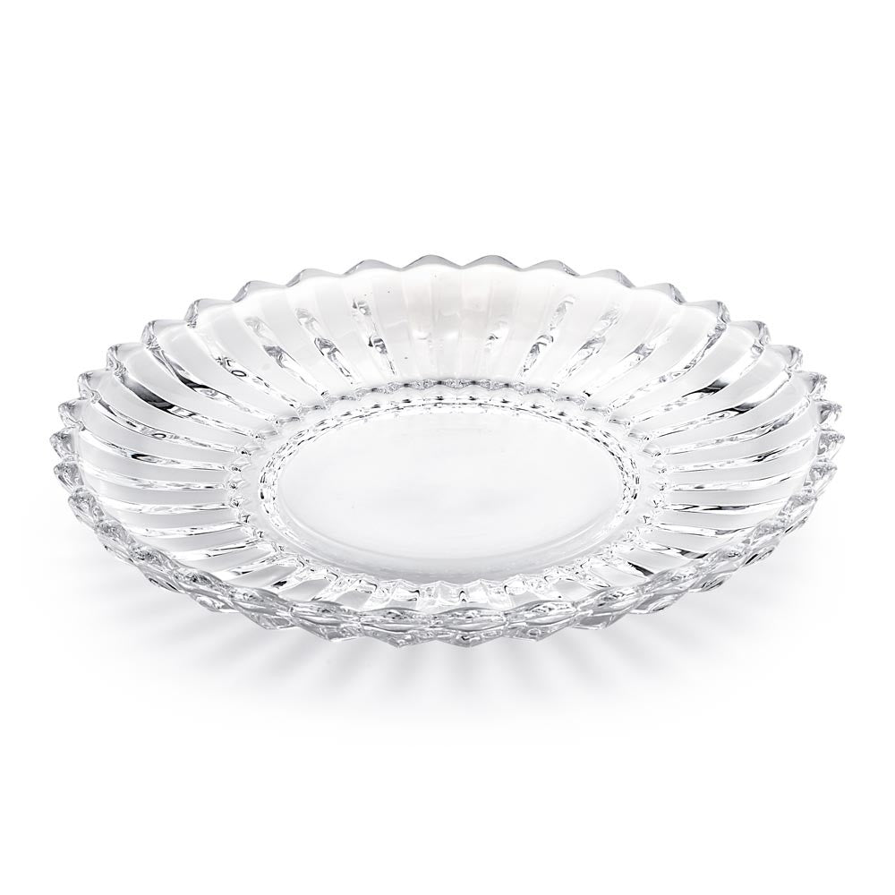 Centrotavola Onde Emò Italia in vetro trasparente 29,5 cm