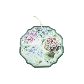 Sottopentola Flora Brandani in ceramica decorata e sughero 21x21 cm