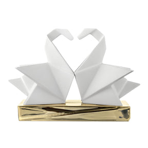 Statuina Elefante Origami Bongelli Preziosi in marmorino bianco 25 cm