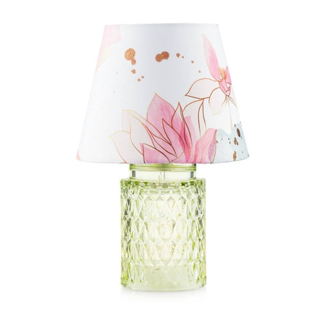 Lampada da tavolo Rayon Emò Italia in vetro verde 18x28 cm