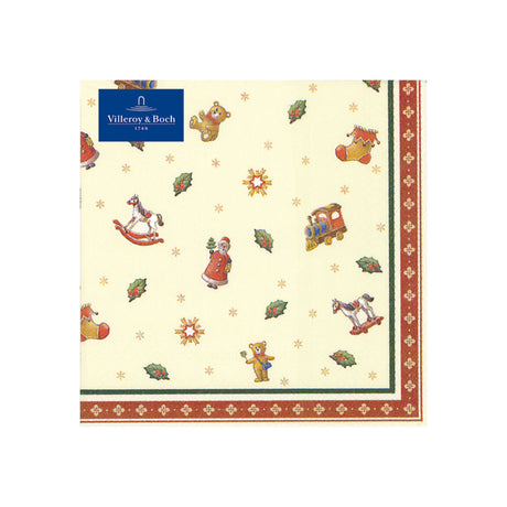 Tovaglioli Natale Winter Specials Villeroy & Boch in carta 25x25 cm