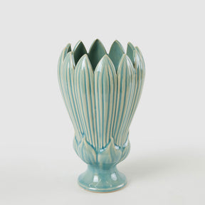 Vaso Freaky Tulipano EDG in ceramica blu 26,5x16 cm