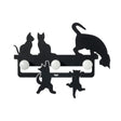 Appendiabiti Cattitude Arti & Mestieri in ferro con pomelli in legno 44x35 cm
