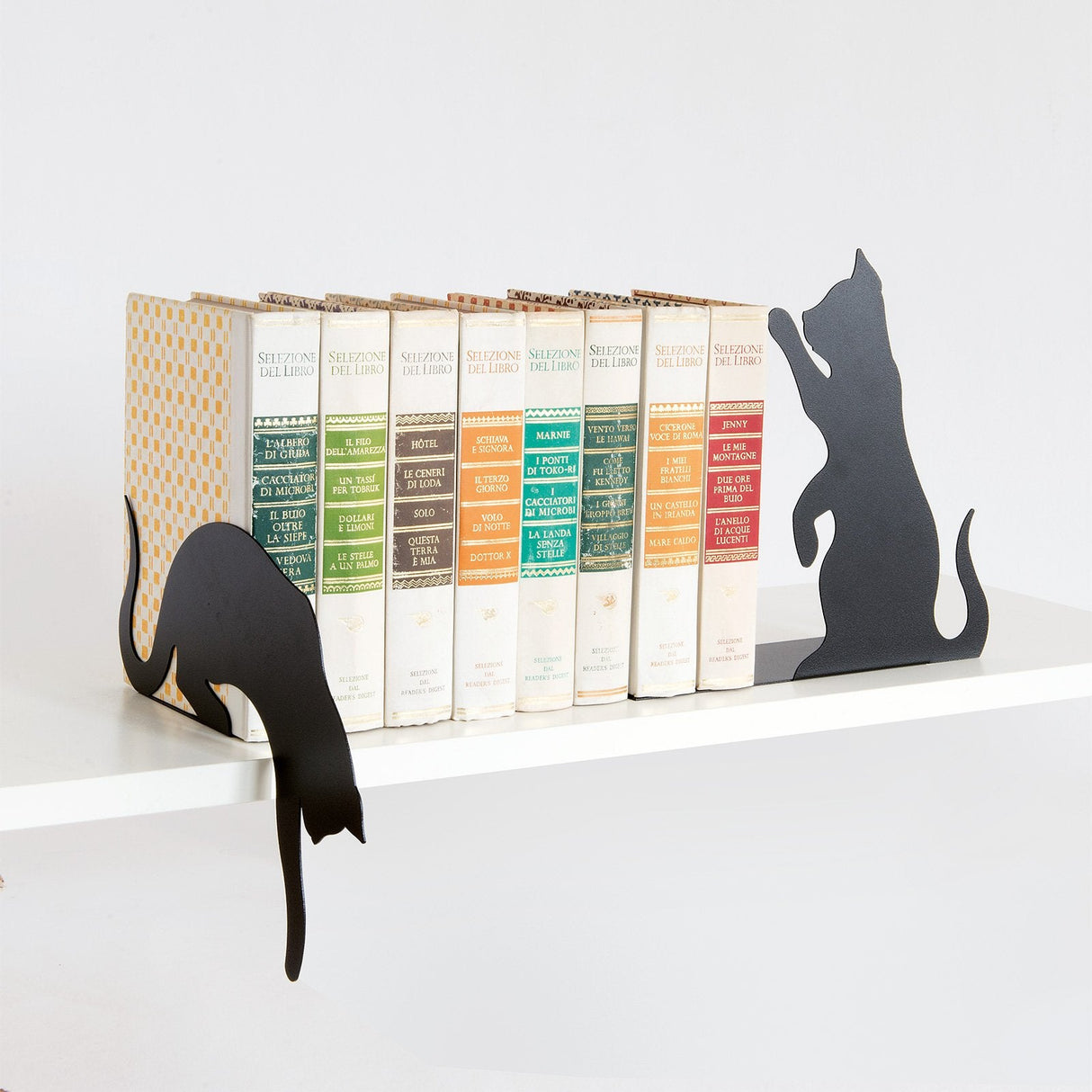 ARTI & MESTIERI Ferma Libri Gatti 23cm