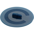 Coperchio rotondo Villeroy & Boch in silicone blu diametro 17 cm