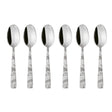 Set 6 cucchiaini da caffè Sambonet Jungle in acciaio inox decorato