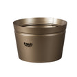 Vaso portalampada Arti & Mestieri in ferro colore bronzo 37x25 cm