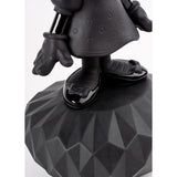 LLADRO' Scultura Minnie Total Black 31x17cm Porcellana