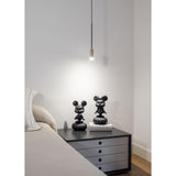 LLADRO' Scultura Minnie Total Black 31x17cm Porcellana