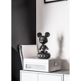 LLADRO' Scultura Mickey Total Black 31x17cm Porcellana