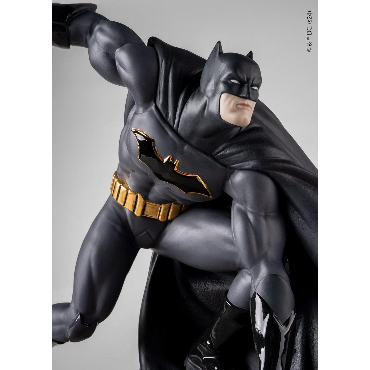 LLADRO' Scultura Batman Serie Limitata 43x44cm Porcellana