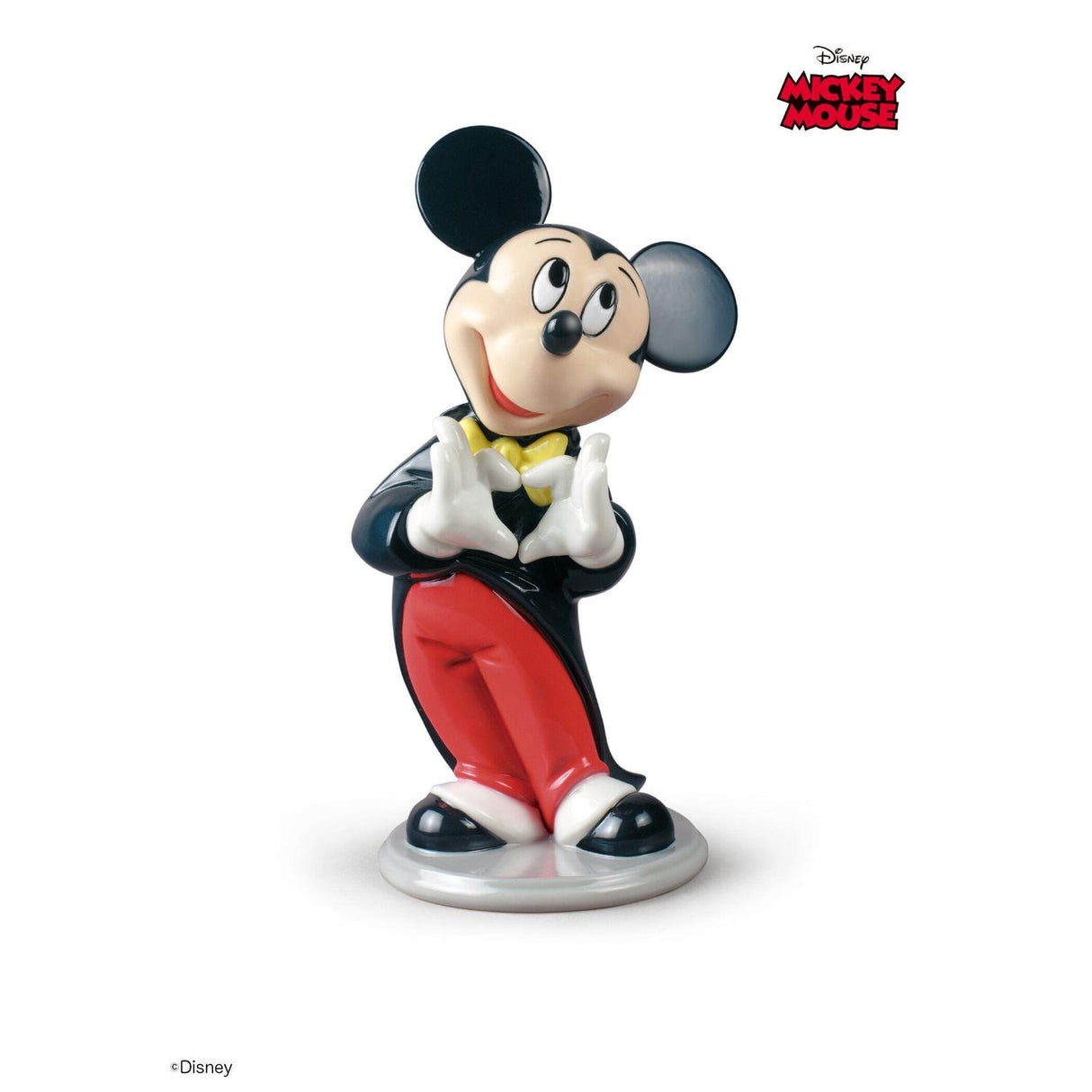 LLADRO' Figurina Mickey Mouse 18x8cm Porcellana