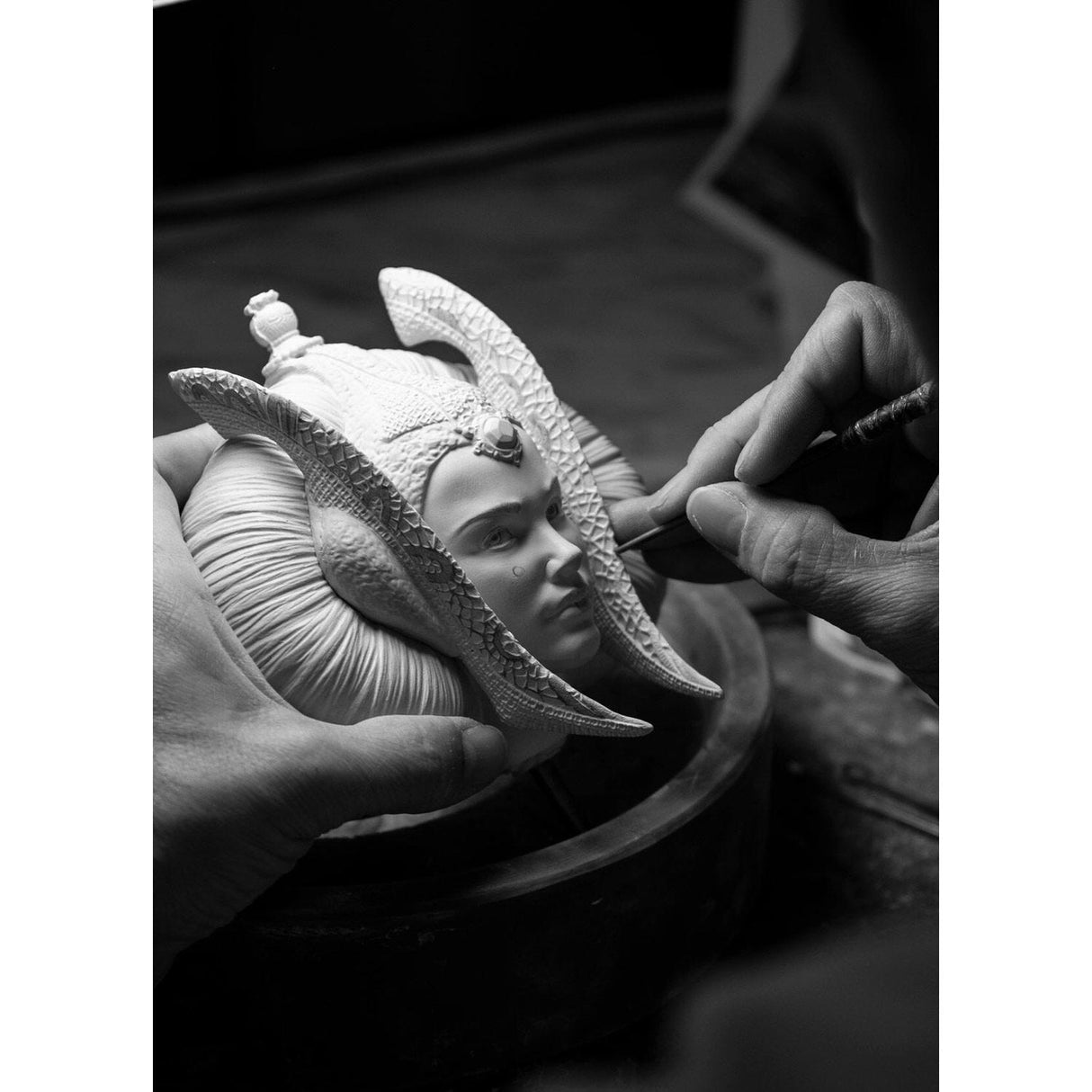 LLADRO' Scultura Queen Amidala™ in The Throne Room Serie Limitata 55x32cm Porcellana