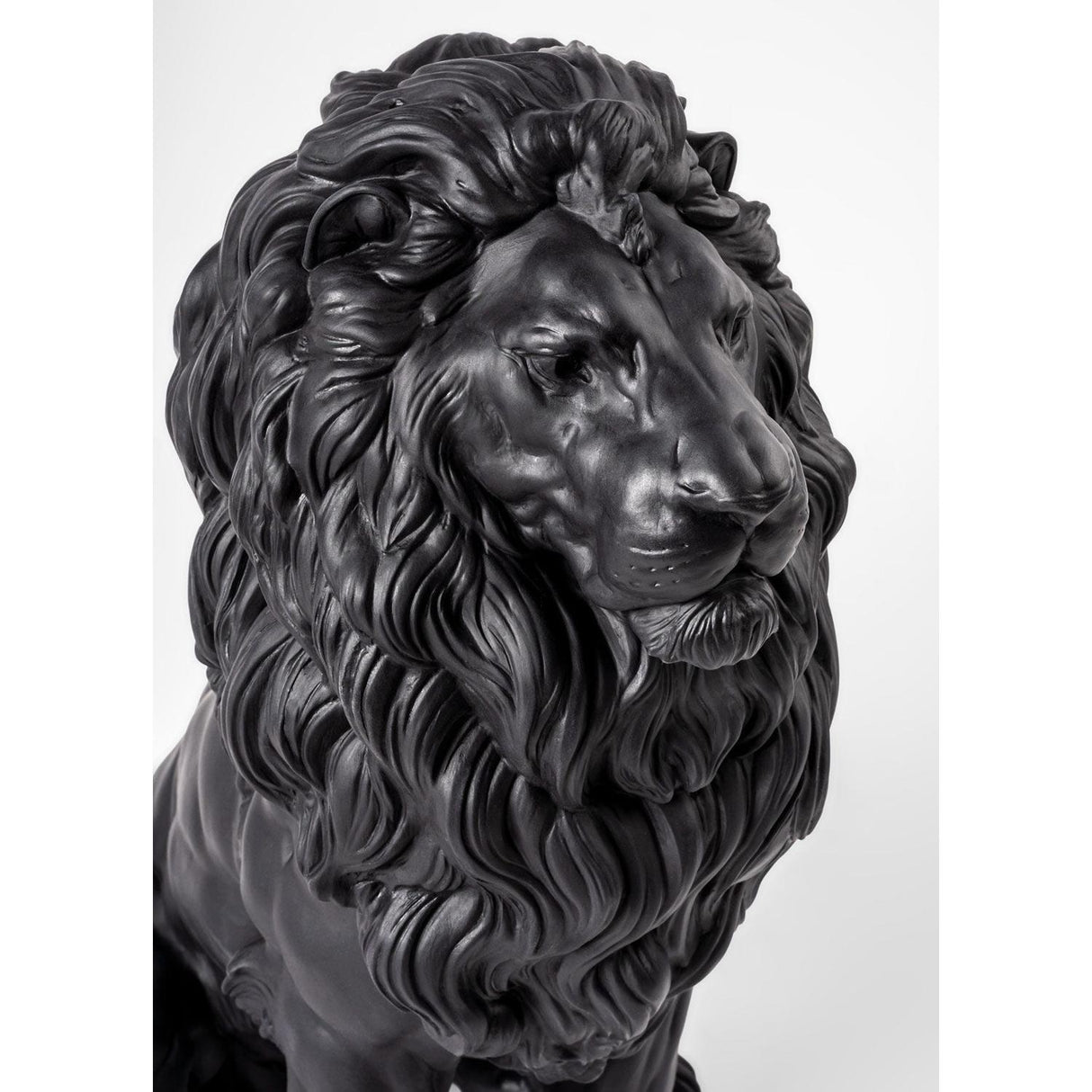 LLADRO' Scultura Leone Maestoso 43x25cm Porcellana