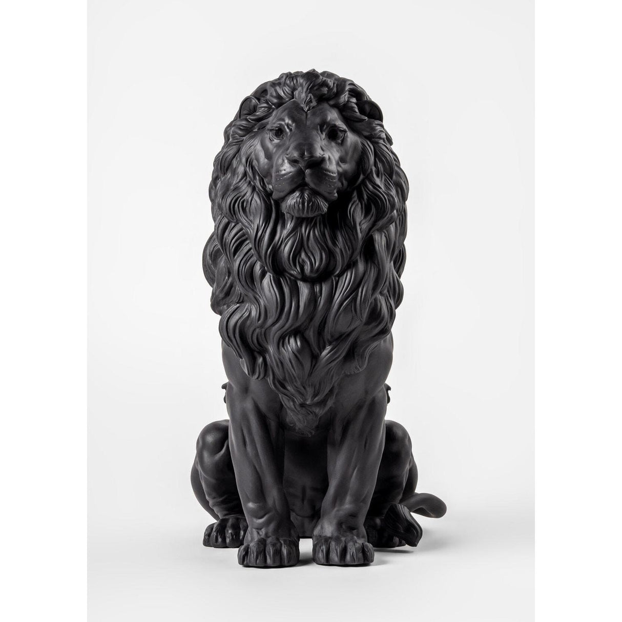LLADRO' Scultura Leone Maestoso 43x25cm Porcellana