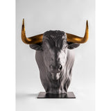 LLADRO' Scultura Taurus 42x35cm Porcellana