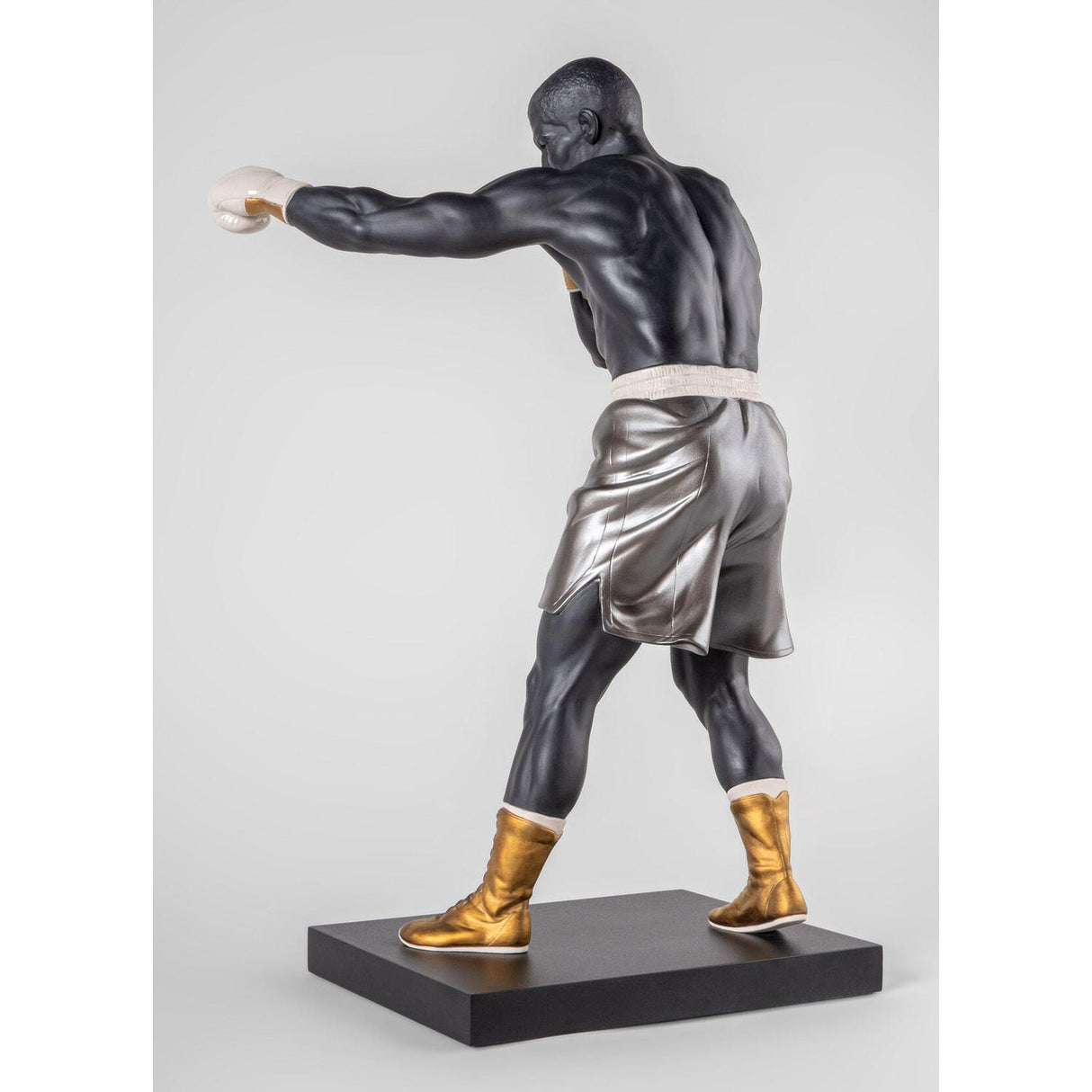LLADRO' Scultura Boxer 61x35cm Porcellana