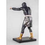 LLADRO' Scultura Boxer 61x35cm Porcellana