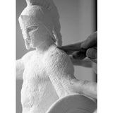 LLADRO' Scultura Spartano 71x44cm Porcellana