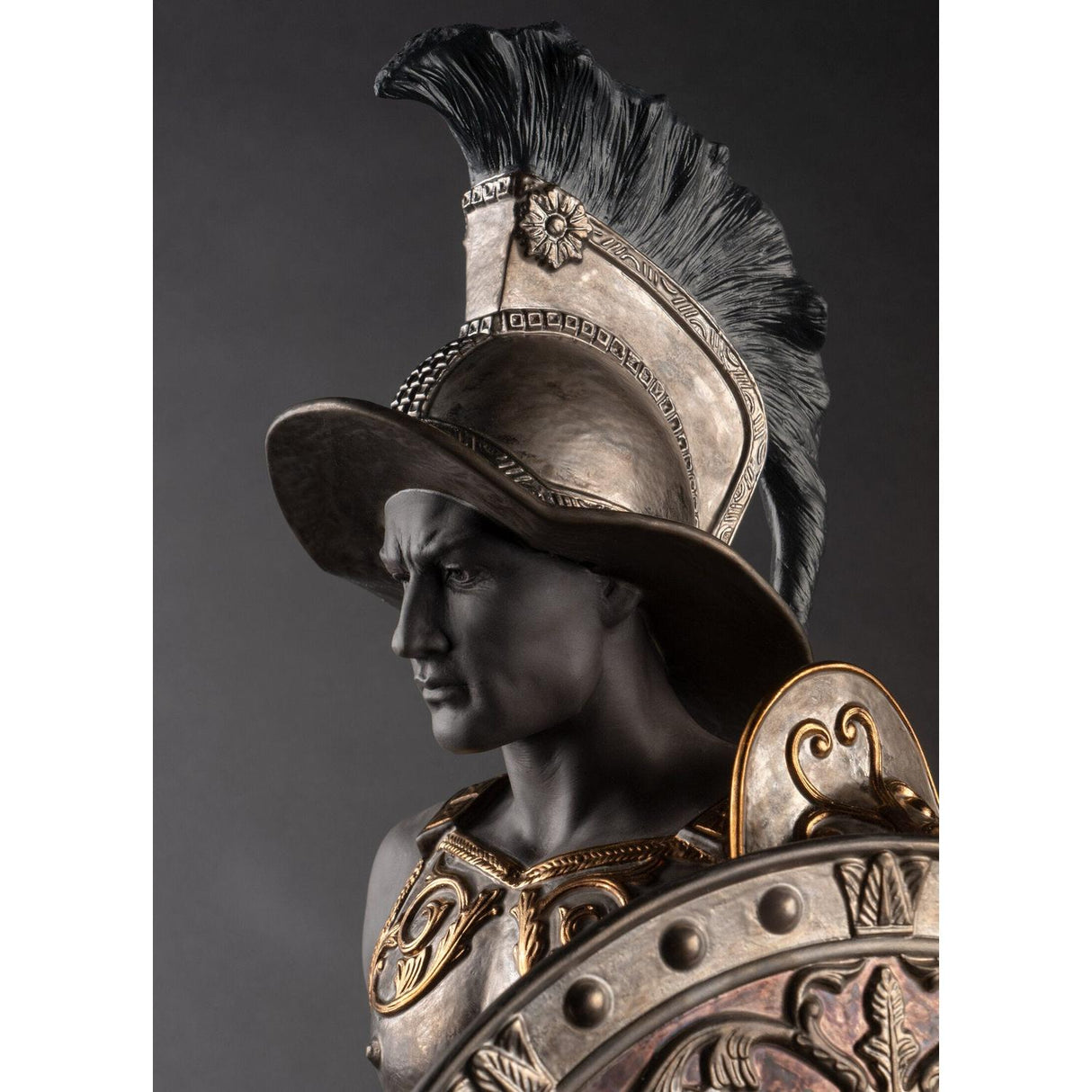 LLADRO' Scultura Gladiatore 73x34cm Porcellana