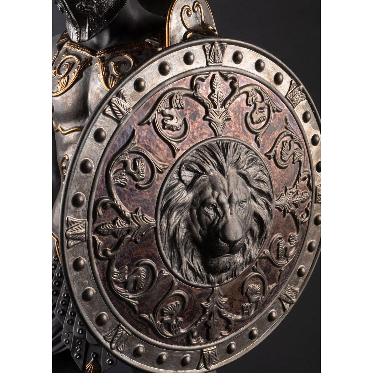 LLADRO' Scultura Gladiatore 73x34cm Porcellana