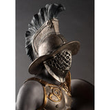 LLADRO' Scultura Gladiatore 73x34cm Porcellana