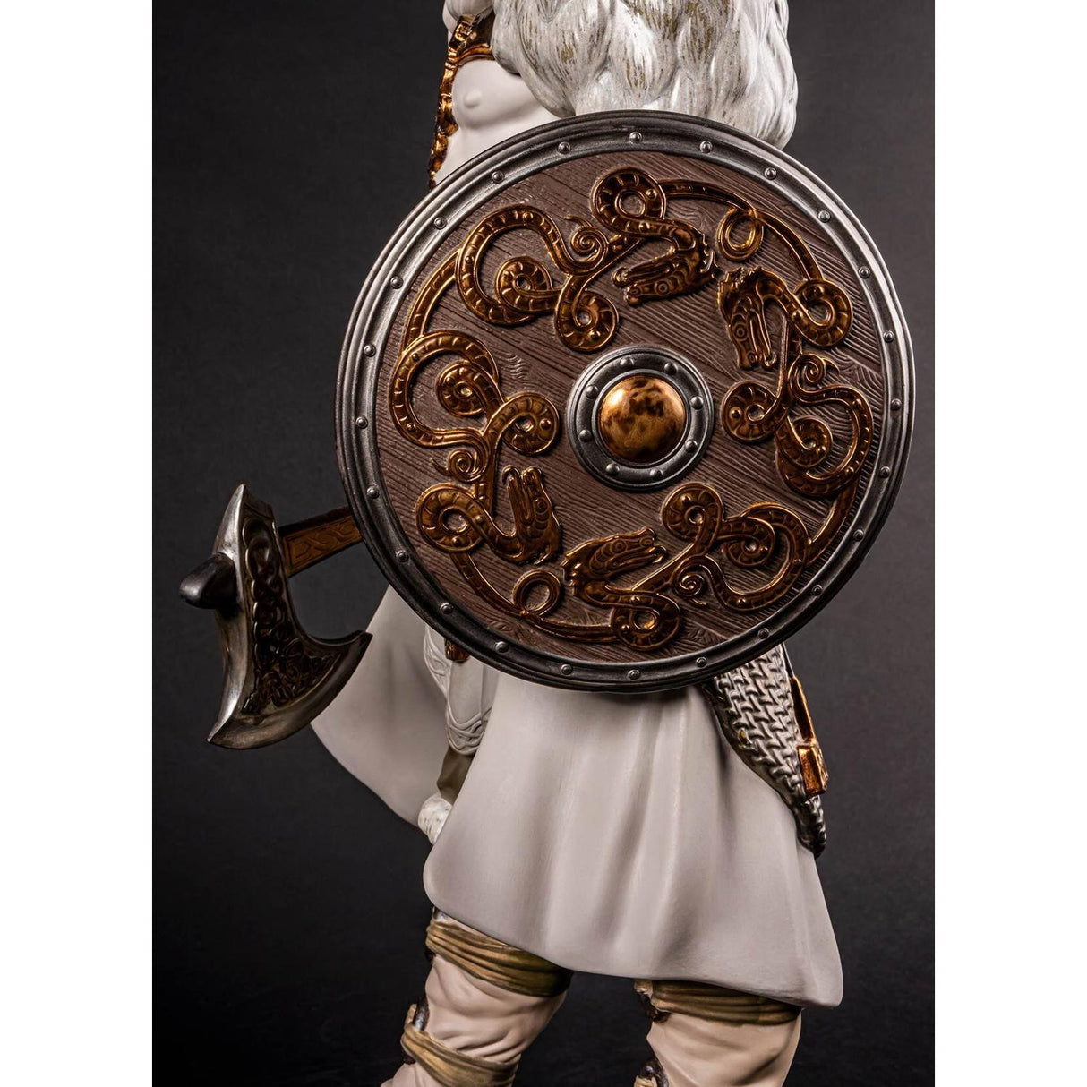 LLADRO' Scultura Odin 70x34cm Porcellana