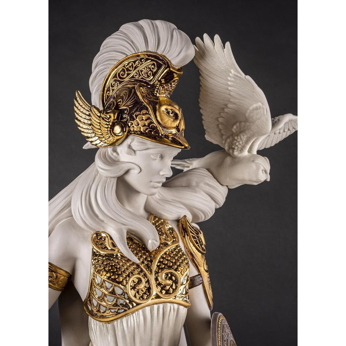 LLADRO' Scultura Atena 72x44cm Porcellana