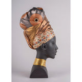 LLADRO' Anima Africana 45x19cm Porcellana