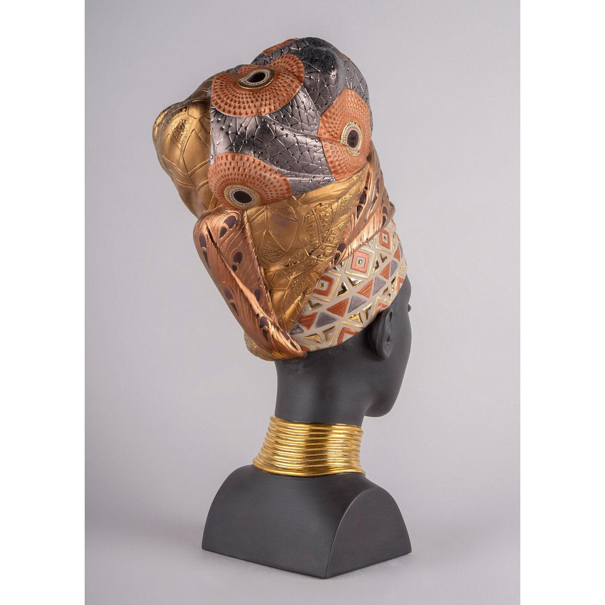 LLADRO' Anima Africana 45x19cm Porcellana