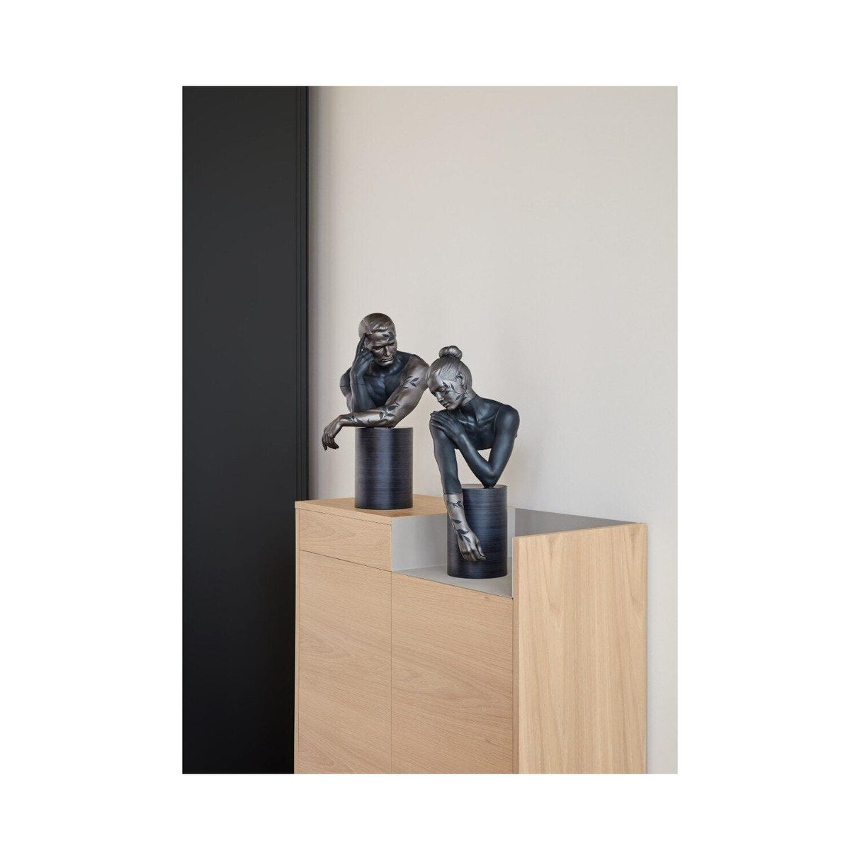 LLADRO' Scultura Riflessi Della Natura Lui 51x29cm Porcellana